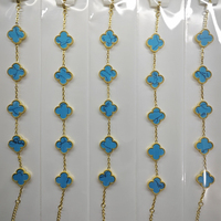 Bracelet en acier inoxydable 316L pour femme, motif fleur à cinq pétales porte-bonheur, élégant, motif fleur de prunier, trèfle à cinq feuilles, bijou exquis pour soirée