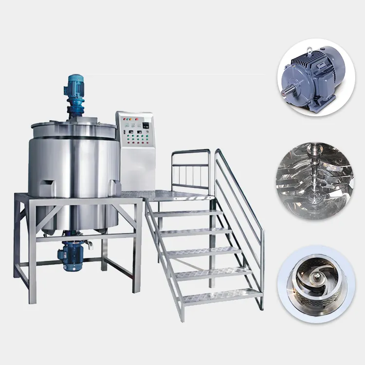 Maquina de la industria Para hacer jabon liquido. Luadora acero inoxidable mezclador อินเวอร์ชัน