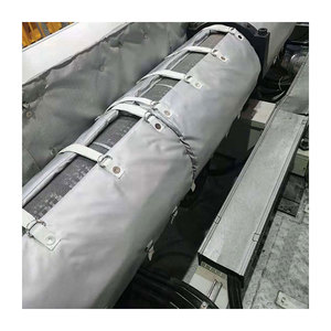 Veste d'isolation thermique amovible en tissu <span class=keywords><strong>de</strong></span> <span class=keywords><strong>fibre</strong></span> <span class=keywords><strong>de</strong></span> <span class=keywords><strong>verre</strong></span> résistante à la chaleur <span class=keywords><strong>pour</strong></span> tuyaux et vannes, usage industriel intensif - Product Image 5