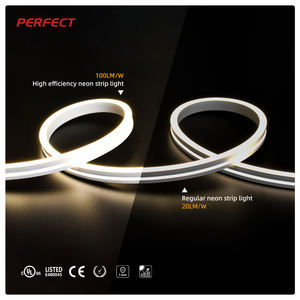 Luz de Neón de Silicona SMD 4020 PERFECT, Venta al por Mayor de Fábrica, 0612, con Tres Lados, DC24V, IP67, Buena Flexibilidad, Luz LED de Neón para Exteriores - Product Image 2