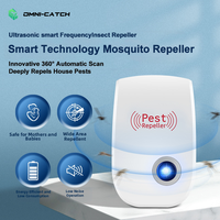 Poudre répulsive électronique à ultrasons pour la lutte antiparasitaire domestique contre les moustiques, les souris, les rats, les cafards, les araignées et les fourmis