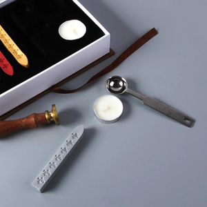 OEM Custom Wax <strong>Seal</strong> Sticks Kit Resin Paper Metal Components <strong>Wooden</strong> Box Sealing Wax Stamp Office Wedding DIY Gift Pack Gift Box - Product Image 4