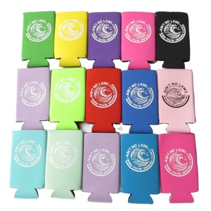 Plain Blank Neoprene Slim Foam Beer Can Cooler Sleeves Bulk Collapsible Soda Cover Coolies - Product Image 5