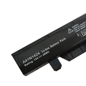 แบตเตอรี่แล็ปท็อป A41N1424สำหรับ <span class=keywords><strong>ASUS</strong></span> <span class=keywords><strong>ROG</strong></span> <span class=keywords><strong>GL552VW</strong></span> GL552J GL552V FZ50V ZX50VW ZX50JX ประสิทธิภาพสูง - Product Image 2