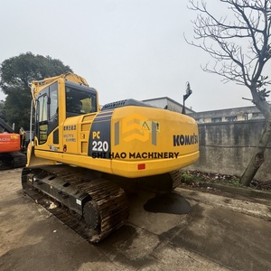 Performances élevées pour les chantiers de construction et les travaux d'infrastructure, excavatrice sur chenilles Komatsu PC220 d'occasion de 22 tonnes - Product Image 2