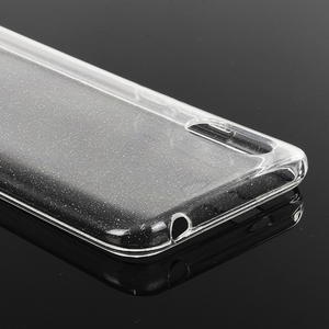 Coque transparente pour Xiaomi <span class=keywords><strong>Redmi</strong></span> <span class=keywords><strong>9A</strong></span>, étui de téléphone en tpu en silicone brillante, avec design de feuille d'argent - Product Image 3