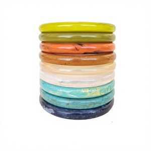 Pulseras de Resina Acrílica Coloridas 2026, Joyería Moderna y Vistosa, Pulseras Unisex a la Moda, Estilo Clásico, Conjuntos Multicolores - Product Image 6