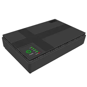 Inbuilt công suất lớn LiFePO4 battery10000mah Mini DC UPS 12V 5V 9V 19V 24V kết nối UPS để Router Camera An Ninh