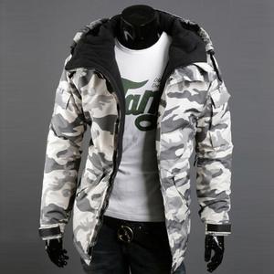 Nuova Giacca Invernale Mimetica con Cappuccio Liu Ming, <span class=keywords><strong>Cappotto</strong></span> in Pile Camo, Giacca in Cotone da Uomo - Product Image 5