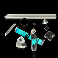 Tige de guidage lumineux hexagonale en verre optique, prisme de guidage lumineux à facettes polies pour instrument de beauté, laser médical, sur mesure