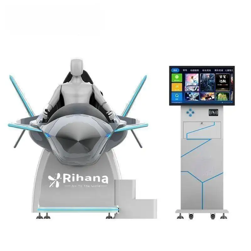 2024 phổ biến thiết kế mới nhà máy trực tiếp thương mại huaxia máy bay chiến đấu VR chuyến bay giả lập để bán