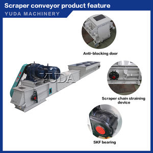 YUDA TGSS16 düşük fiyat Metal <span class=keywords><strong>Spiral</strong></span> zincirli konveyör kemer tedarikçisi taşıma ekipmanları paletler için zincirli konveyör s 12-20 T/H - Product Image 4