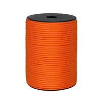 Cordon de parachute en polyester et nylon durable pour le camping, 100 pieds, 4 mm, corde tressée pour tente
