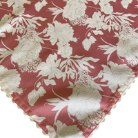 Nappe de table de luxe personnalisée, imprimée, imperméable et durable, faite à la main, en coton et lin, carrée, unie, AKSHARA FABRIQUE