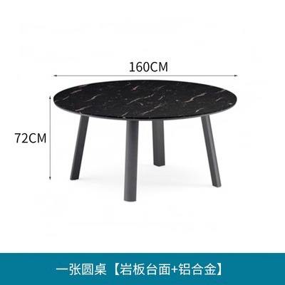 Table ronde 160 en pierre de dalle