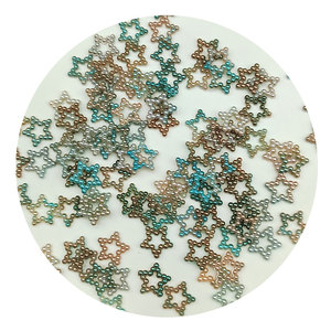 Hot Selling 1000PCS 12MM ABS Star Pearls Slime Beads Flatback <strong>Buttons</strong> for Handcraft Accessories Scrapbooking Phone Case <strong>Decor</strong> - Product Image 2