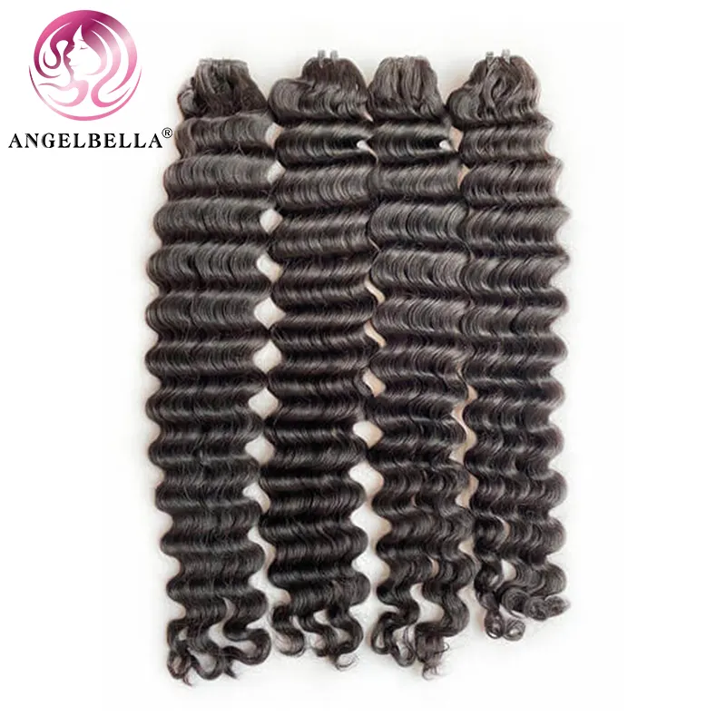 Angelbella Straight Raw Human Hair Bundles Hair Extention Straight Virgin Raw Indian Temple Hair Bundle