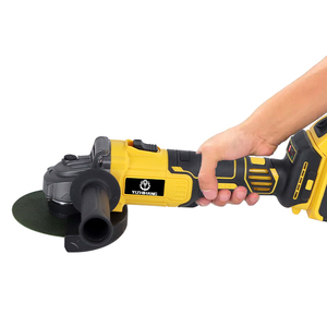 <span class=keywords><strong>Meuleuse</strong></span> d'angle électrique portative 125mm <span class=keywords><strong>sans</strong></span> <span class=keywords><strong>fil</strong></span> AG43 meilleure qualité 20V batterie au lithium déclencheur d'interrupteur <span class=keywords><strong>sans</strong></span> <span class=keywords><strong>fil</strong></span> de qualité bricolage - Product Image 3