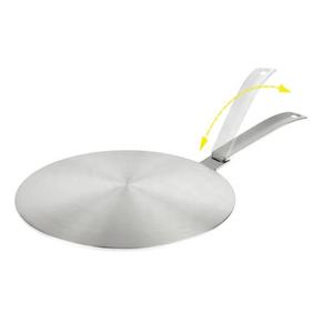 Adaptateur à <span class=keywords><strong>Induction</strong></span> <span class=keywords><strong>pour</strong></span> <span class=keywords><strong>plaque</strong></span> <span class=keywords><strong>de</strong></span> connexion thermique, en acier inoxydable, convertisseur <span class=keywords><strong>pour</strong></span> cuiseur avec poignée résistant à la chaleur, 4.7/7.5/8/9.5/11" - Product Image 6