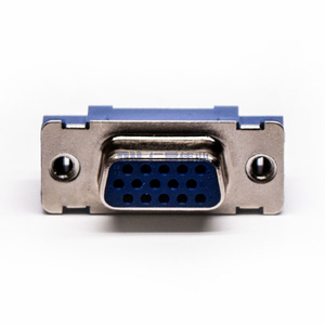 DB15 DR15 FEMALE PCB Mount CONNECTOR STRAIGHT D-Sub 3Rows Blue <strong>Parallel</strong> <strong>Port</strong> CONNECTORS 15pin - Product Image 4