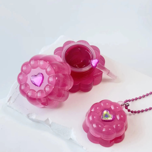 Pot cosmétique mini 4g 200ml en plastique vide avec bouchon à vis rose pour baume à lèvres, crème contour des yeux, blush, soins de la peau, logo personnalisé - Product Image 2