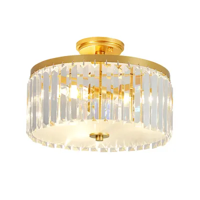 Economical crystal ceiling lamp is used for bedroom, study room, etc