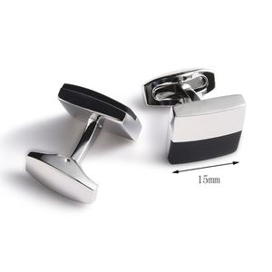 Mancuernillas de Plata de Diseño Sencillo para Boda, Venta al por Mayor de Fábrica - Product Image 4