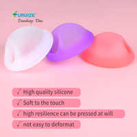 Furuize Disque Menstruel en Silicone de Grade Médical 100% Facile à Utiliser Personnalisable Acceptable Réutilisable Produit de Santé Disque Menstruel pour Femmes