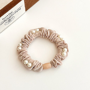 Diadema de Perlas con Diseño de Café con Leche, Alta Elasticidad, Tela Duradera, Accesorio de Regalo para Mujer - Product Image 4