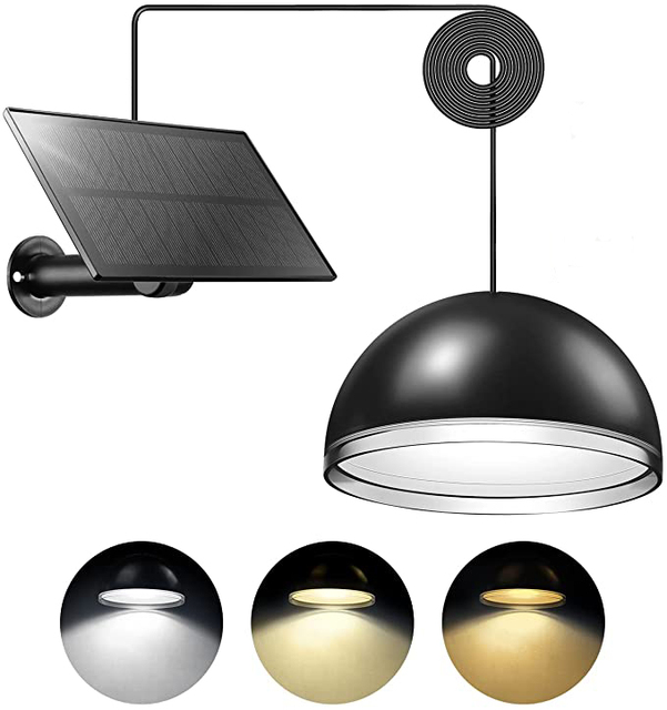 Solar Ceiling Light and Lamp with LED IP67 Battery Included for Garden Outdoor Use