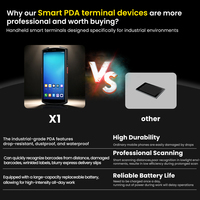 Terminal intelligent robuste ODM de haute qualité 5,93 pouces Android 10/13 MT6765X avec scanner de codes-barres 2D et Wi-Fi pour la logistique d'entrepôt