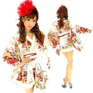 Women's Yukata Long Sleeve Traditional Kimono Elegant Woven Soft Sleepwear Red White Black Color Women's Wear - Product Image 5