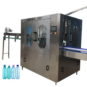 Small Scale 8 - 8 - 3 Mineral Water Bottling Plant Sale