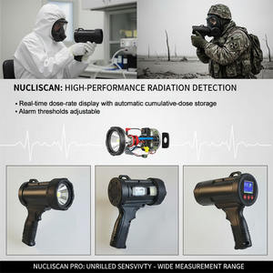 Novo Contador Geiger Detector de Radiação Nuclear Dosímetro Pessoal Detectores de Raios-X Beta Gama Testador Radioativo - Product Image 3