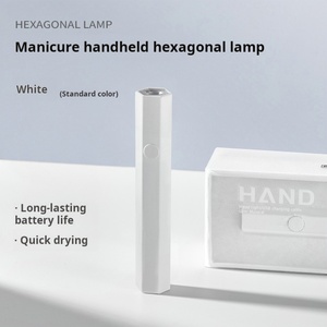 Lampe portable en plastique pour nail art, alimentée par piles, spéciale pour le séchage des ongles et l'utilisation en salon - Product Image 2