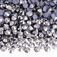 OLeeya 2088 Premium Rhinestones Hotfix Dos Plat Strass Cristaux Métalliques Diamant Décoratif Gemmes pour Chaussures Sacs Vêtement