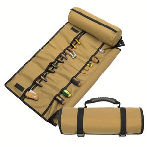 Strong and Durable Multifunctional Maintenance Tool Kit with Wrench Canvas Hanging Storage Bag and Zipper Closure - Product Image 3