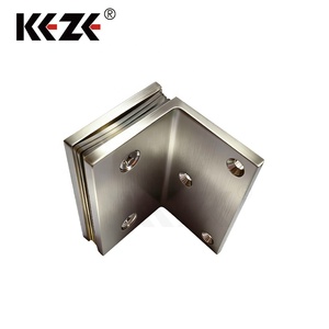 Conector de Abrazadera <span class=keywords><strong>para</strong></span> Vidrio de Alta Resistencia de 90 Grados con Certificación CE <span class=keywords><strong>para</strong></span> Fijación de <span class=keywords><strong>Mamparas</strong></span> de Ducha de 8-12 mm y Accesorios <span class=keywords><strong>para</strong></span> Vidrio - Product Image 4
