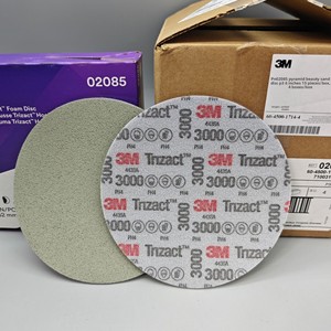 Disque en mousse 3M 02085 Trizact Hookit 6 pouces, éponge abrasive en carbure <span class=keywords><strong>de</strong></span> silicium, disque abrasif 443SA P3000 pour le <span class=keywords><strong>ponçage</strong></span> <span class=keywords><strong>de</strong></span> finition, nouvel emballage - Product Image 5