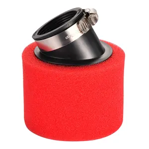 GOOFIT 42mm Moto Filtre <span class=keywords><strong>À</strong></span> <span class=keywords><strong>Air</strong></span> de Remplacement pour 4 course 125cc 140cc 150cc 200cc ATV CRF KLX Cyclomoteur Scooter Mini Dirt Bike Rouge - Product Image 1