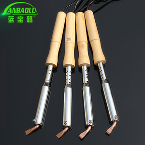Fer à souder Lanbaolu à manche en bois, 220V, outil de soudage à température constante pour la réparation et l'usage industriel - Product Image 1