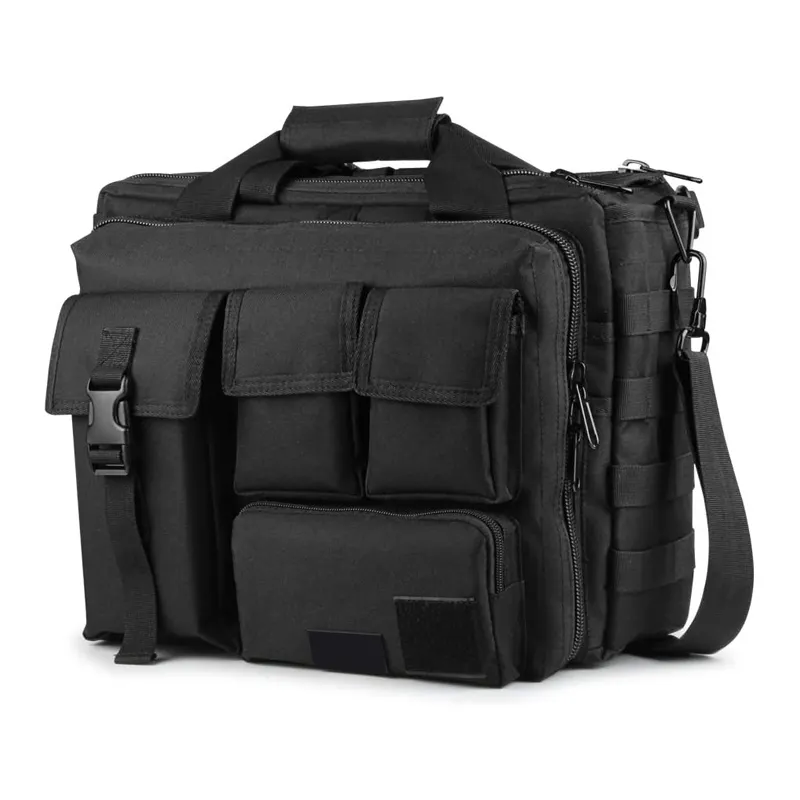 Tactical Bag Tactical Briefcase 15.6 Inch Men's Messenger Bag Briefcase Large Capacity