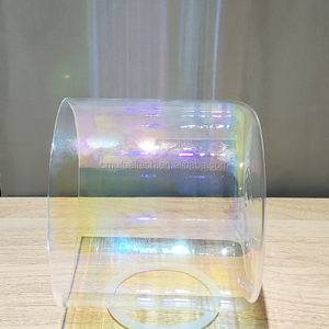 ชามคริสตัลควอตซ์ใสสีชมพูคอสมิกสำหรับทำดนตรีบำบัด - Product Image 2