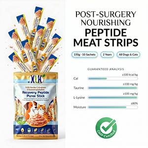 อาหารเสริมฟื้นฟูหลังผ่าตัดสำหรับสัตว์เลี้ยง OEM Natural Pet ชนิดแผ่นเปปไทด์ พร้อมแลคโตเฟอร์ริน ซีพีพี ทอรีน เสริมภูมิคุ้มกันสำหรับสุนัขและแมว - Product Image 1