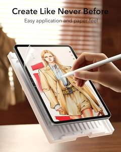 Ultra sensible 200x300mm A4 <span class=keywords><strong>HD</strong></span> escritura PET papel-sensación película papel-como Protector de pantalla para iPad máquina de corte de hidrogel - Product Image 2