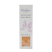 Scatola Personalizzata Bianca per Diffusore di Fragranze, Confezione Regalo in Carta con Finestra, Scatola per Prodotti Profumati e Decorazioni per la Casa