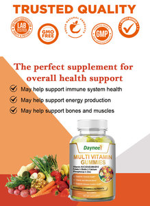 R8 Multi vitamin Gummy suplemen kesehatan gula bebas pelan sehari-hari meningkatkan sistem imun dewasa multivitgumamin MY - Product Image 5