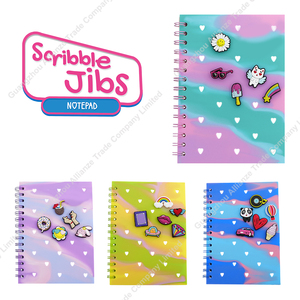 Màu sắc 4 phong cách PVC & silicon máy tính xách tay A5 rất nhiều phim hoạt hình dễ thương jibbits có sẵn cho <span class=keywords><strong>DIY</strong></span> Bìa trường máy tính xách tay cho sinh viên - Product Image 1