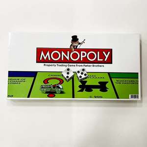 ที่กำหนดเอง Monopoli คณะกรรมการเกมผลิตโทเค็นพลาสติกขนาดเล็กและบ้านขายส่ง - Product Image 1