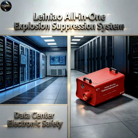 Système anti-explosion tout-en-un Leiniao à agent propre pour la protection d'équipements électroniques de haute valeur 220V Garantie 1 an